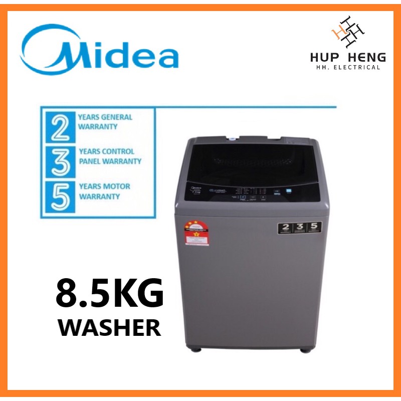 NEW MODEL MIDEA 8.5KG / 9.5 KG Fully Auto washing Machine MFWEC850
