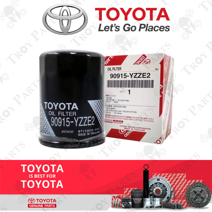 Toyota 90915 yzze2 размеры