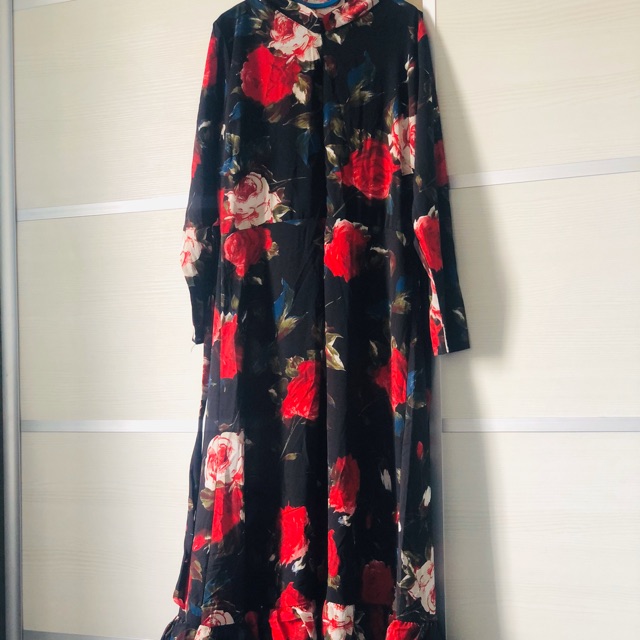 DRESS KEMBANG BUNGA LABUH | Shopee Malaysia