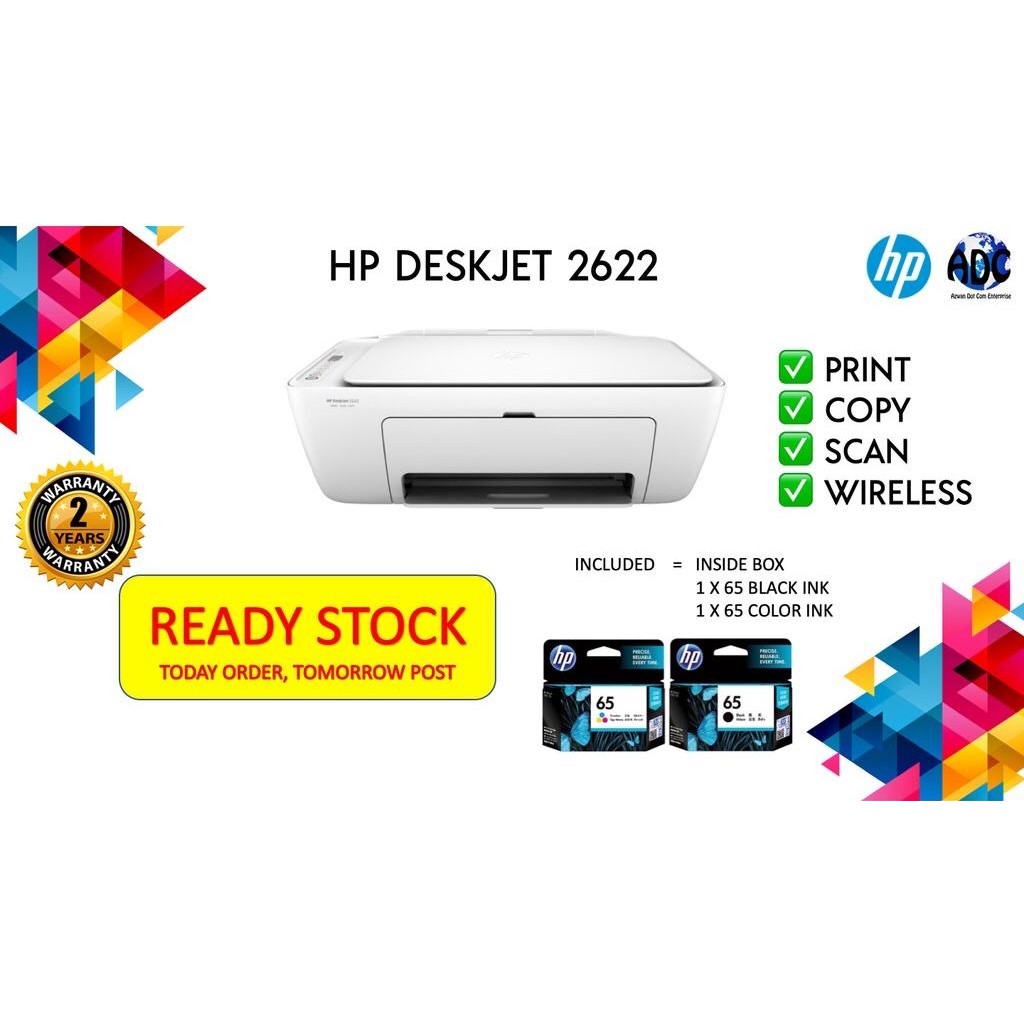 how to connect hp deskjet 2622 to new wifi