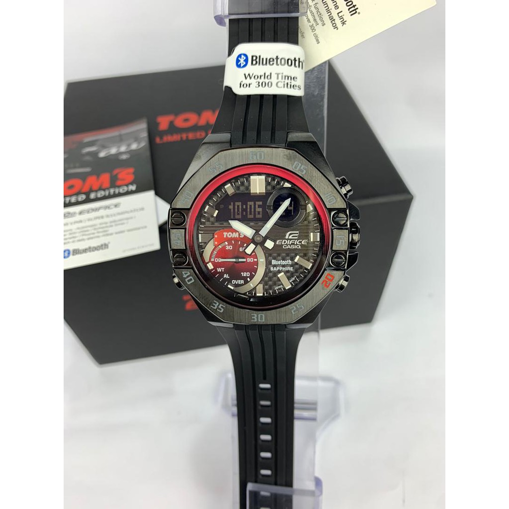 CASIO EDIFICE X TOM's LIMITED EDITION BLUETOOTH ANALOGUE CARBON