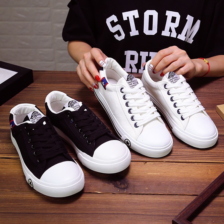 converse black old school