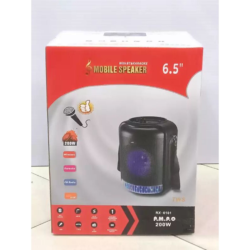 rechargeable wireless speaker (RX6101) Shopee Malaysia