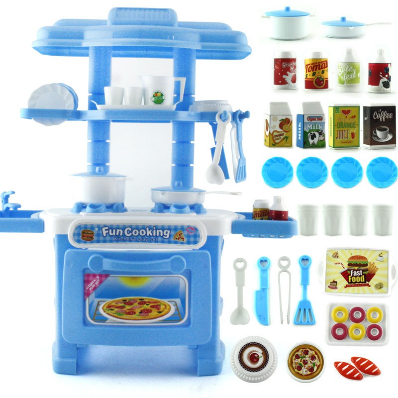 32 Pcs Kids Kitchen  Toys  Cooking Pretend Play Funny Play 