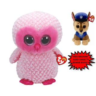 pink owl beanie boo