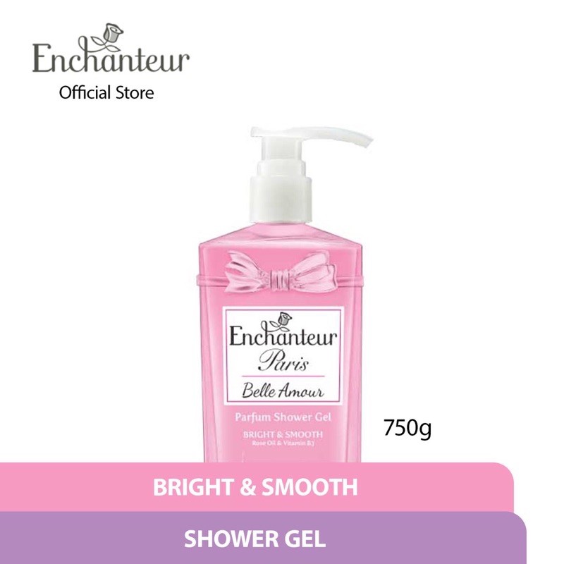 Enchanteur Paris Parfum Shower Gel Belle Amour Bright Smooth 750g Shopee Malaysia