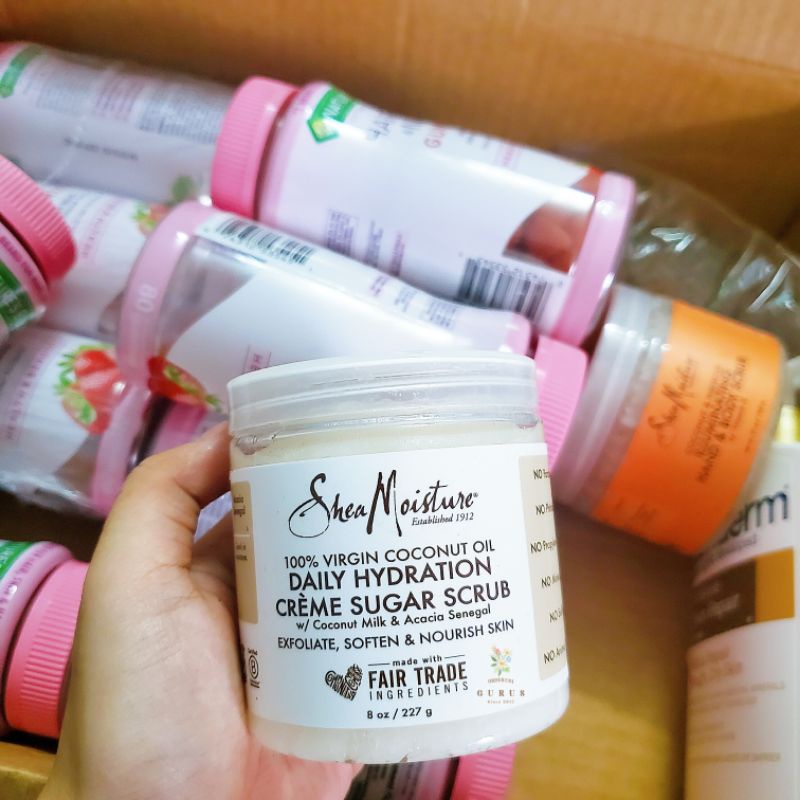 Shea Moisture Body scrub Shopee Malaysia