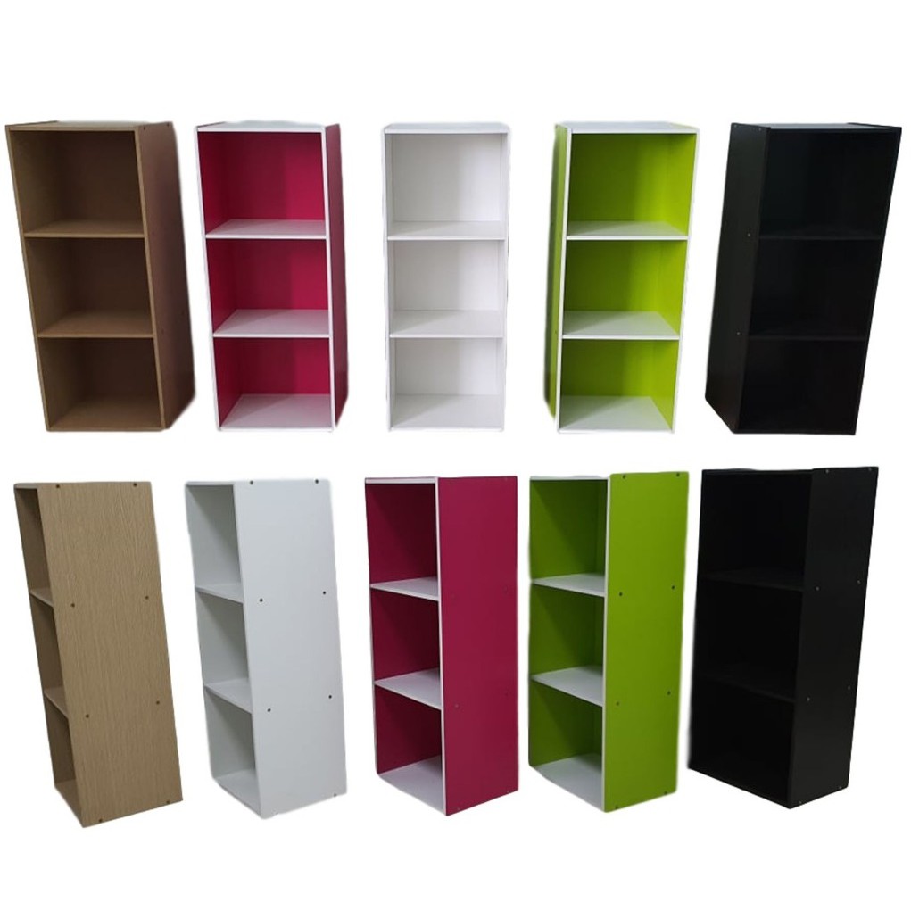 3 Tier Multipurpose Rack Shelf / 3 Tingkat Rak Buku Shopee