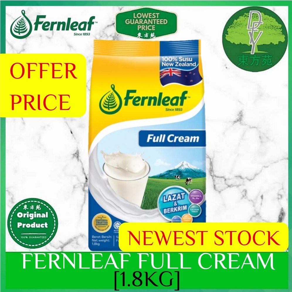 Fernleaf Full Cream Milk Powder (1.8kg) Shopee Malaysia