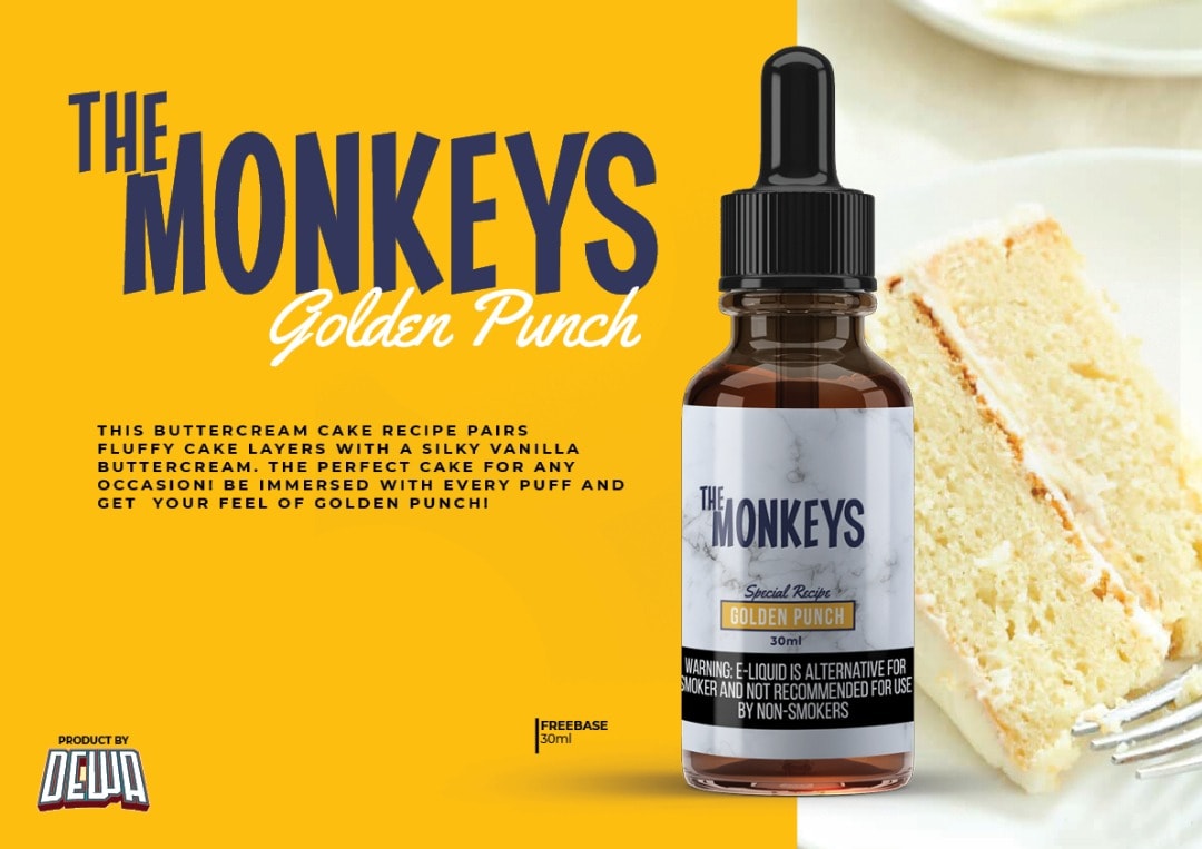 The Monkeys Golden Punch By Dewa Special Recipe E Juice 30ml Shopee Malaysia