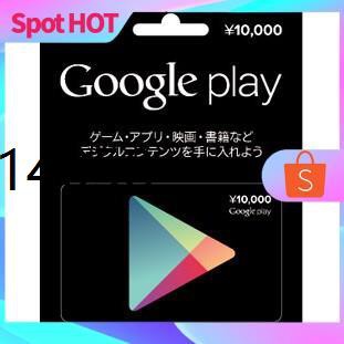 Google Play Gift Card Yen Japan Shopee Malaysia