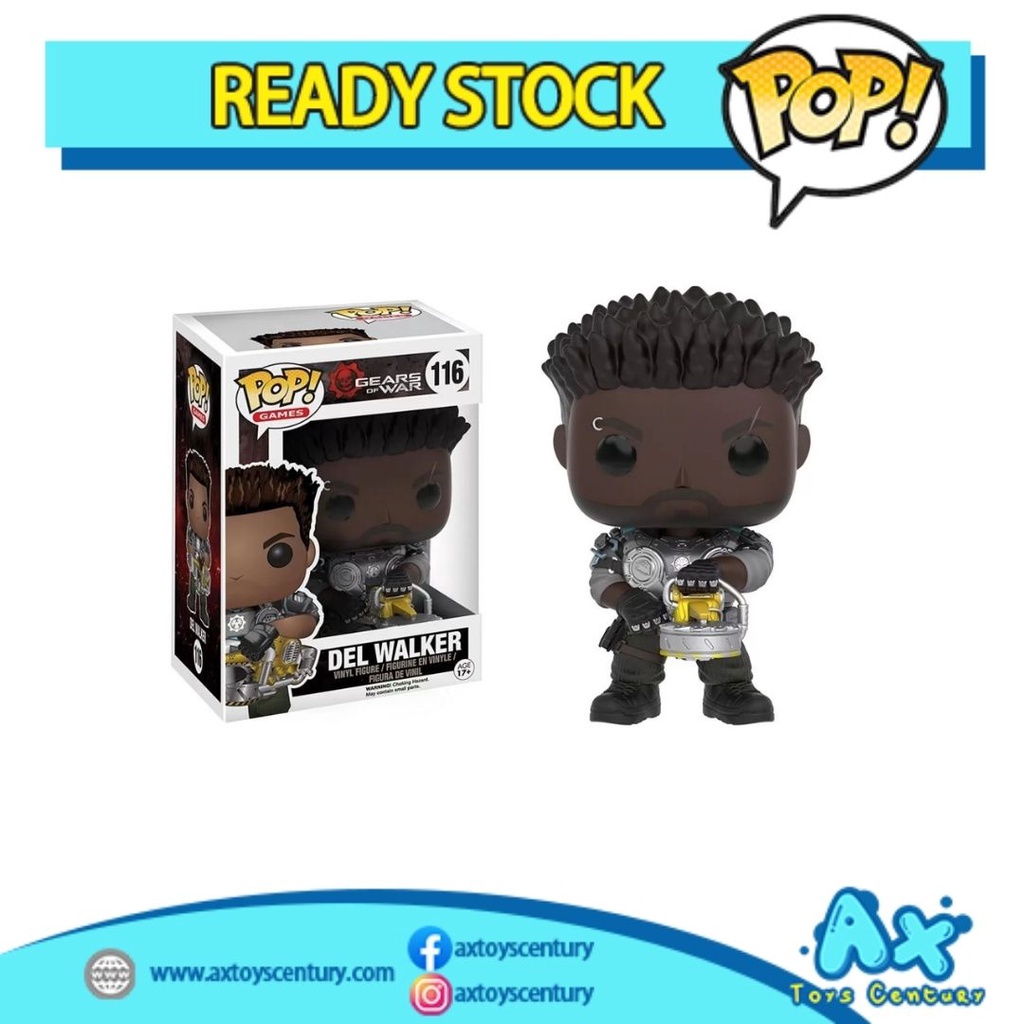 Funko Pop! Games: Gears Of War - Del Walker #116 100% Genuine
