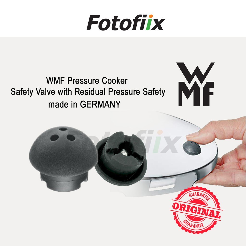 WMF Pressure Cooker Soupape / Safety Valve with Residual Pressure Safety (made in Germany)