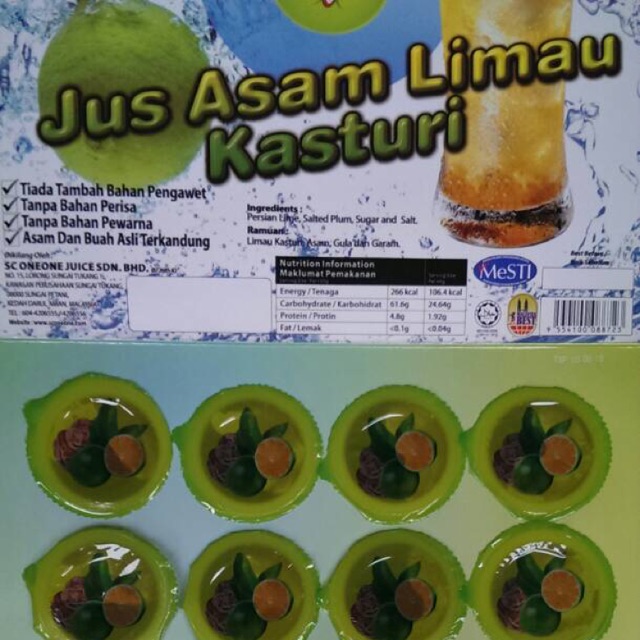 Resepi Air Limau Asam Boi