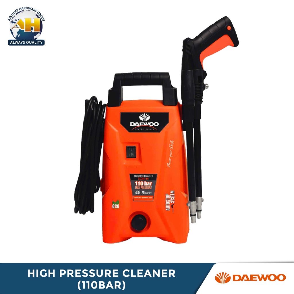 Daewoo High Pressure Washer (1500w/ 120bar) DAXX65-100 Water Jet ...