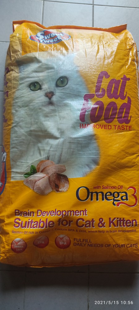 Sweet Tweet Cat u0026 Kitten Food 20kg - (Budget Cat Food, Makanan 