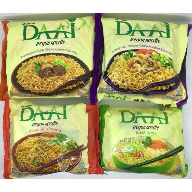 Instant Noodles Daai Fried Vegan Sauce By Mixed Da Ai Noodle Shopee Malaysia