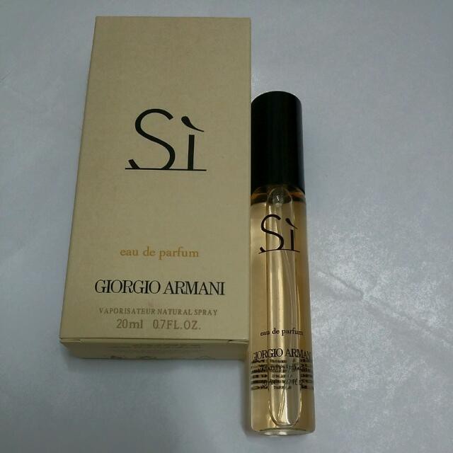 Giorgio Armani Si 20ml | Shopee Malaysia
