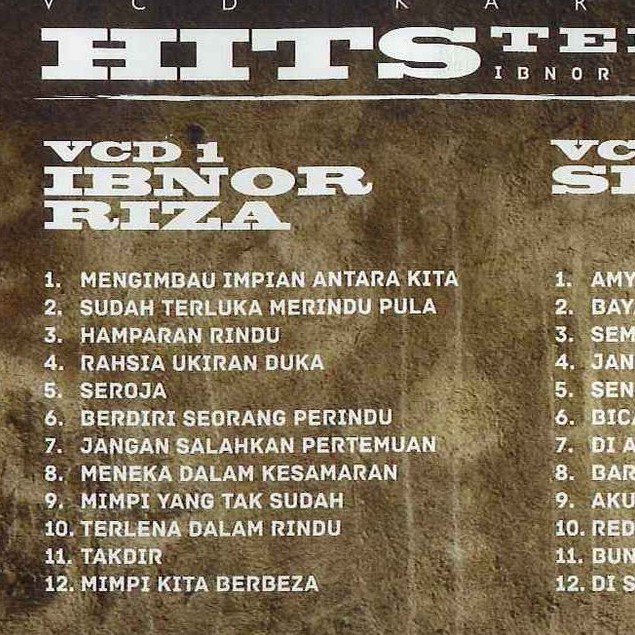 IBNOR RIZA & SHIDEE - Hits Terbaik ( KARAOKE 2 VCD )