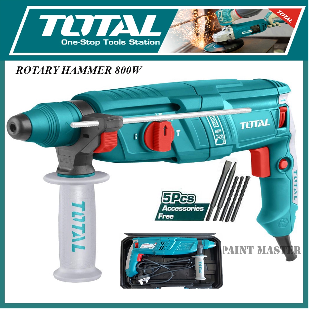 TOTAL 3 IN 1 26MM ROTARY HAMMER 800W (TH308268) Shopee Malaysia