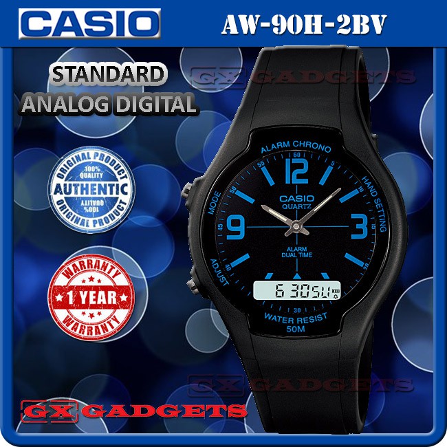 casio standard analog digital watch