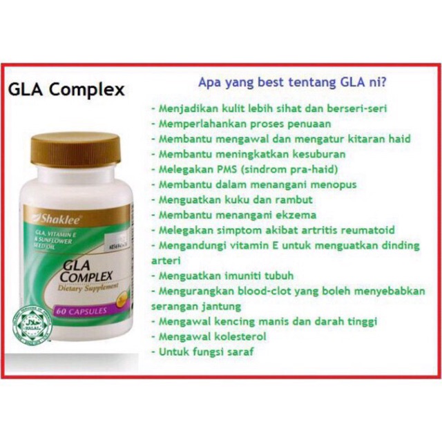 Set Kesuburan Isteri Shaklee B Complex Gla Complex