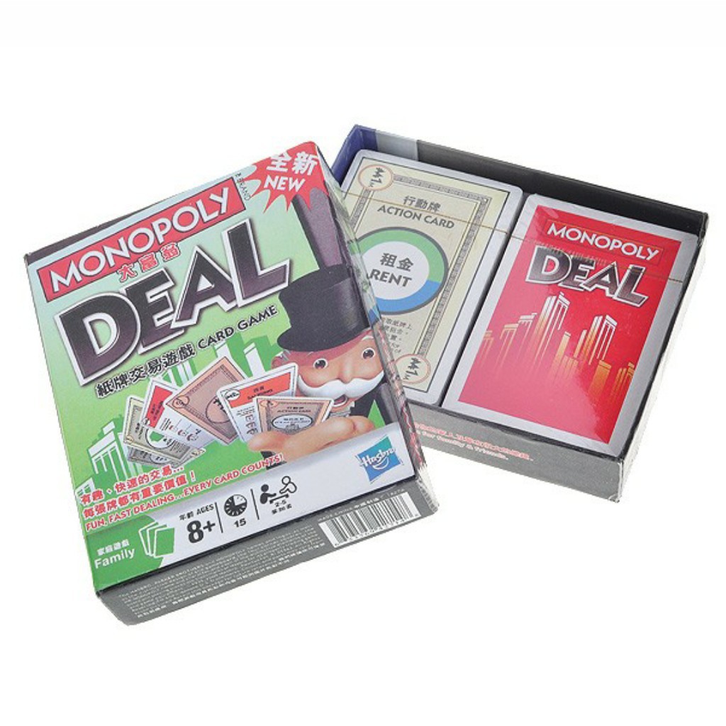 Monopoly Deal Card Games Bilingual (English & Chinese) | Shopee Malaysia