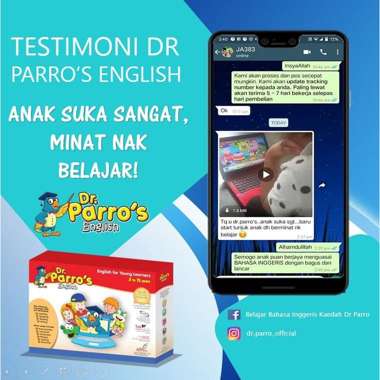 Dr Parro S English Learning Education Books For Early Learner 2 12 Years Shopee Malaysia