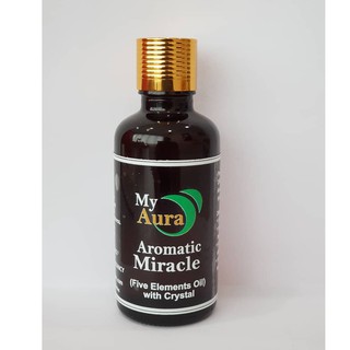 ANTI STRESS-MY AURA AROMATIC MIRACLE 5 ELEMENTS OIL WITH CRYSTAL