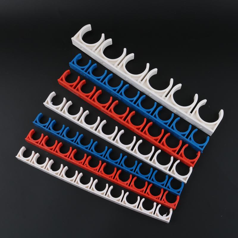 2pcs PVC Pipe Clamp 16mm 20mm 25mm 32mm UType Clamp PVC Paip Bracket