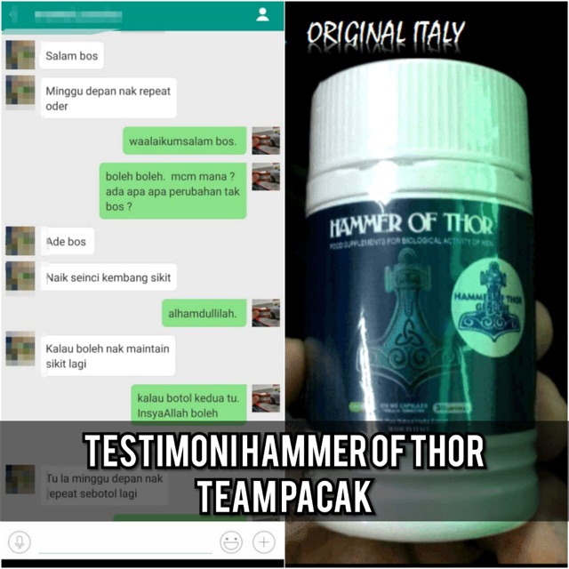 Testimoni Hemer Of T H O R Shopee Malaysia