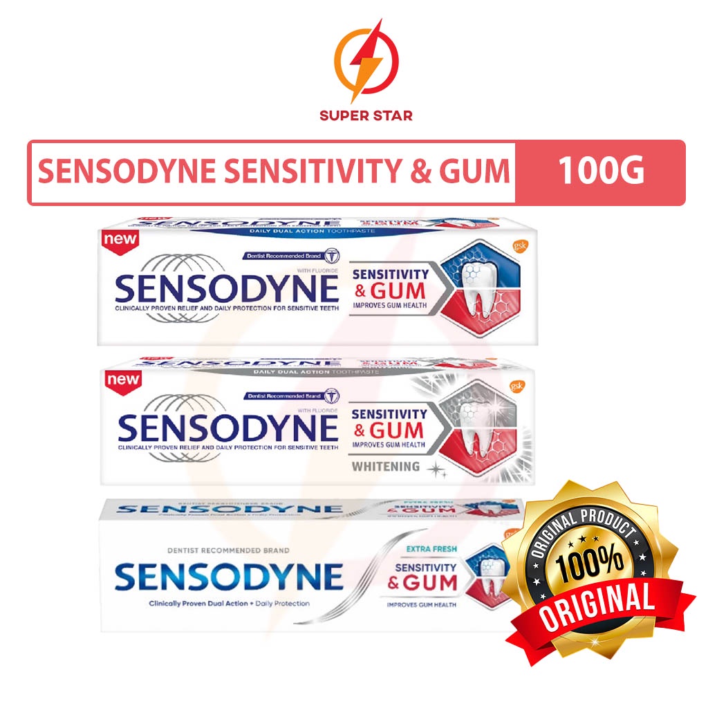 Sensodyne Sensitivity & Gum Toothpaste 100g (Original /Whitening/Extra