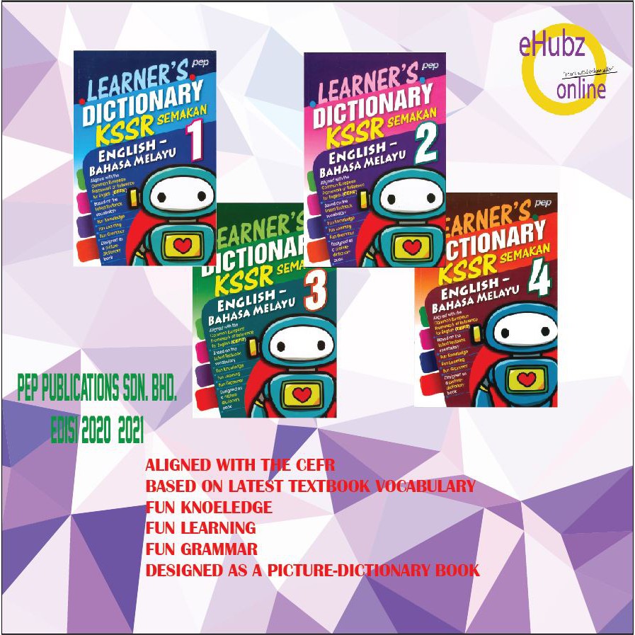 Buy Ehubz Kamus Learner S Dictionary Kssr English Bahasa Melayu Terjemahan Buku Teks Terkini Tahun 1 2 3 4 2021 Pep Seetracker Malaysia