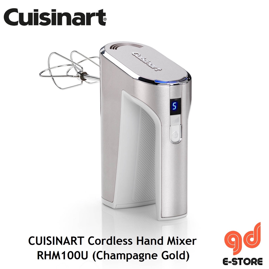 CUISINART Cordless Hand Mixer RHM100U  Wireless Rechargeable Power Mixers Lithium-ion Battery