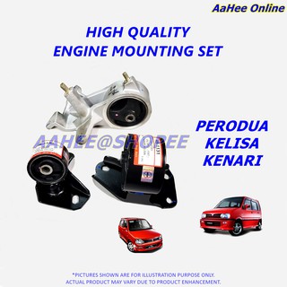 Original MYVI 1.3 *Auto Engine Mounting Set 3pc Perodua 