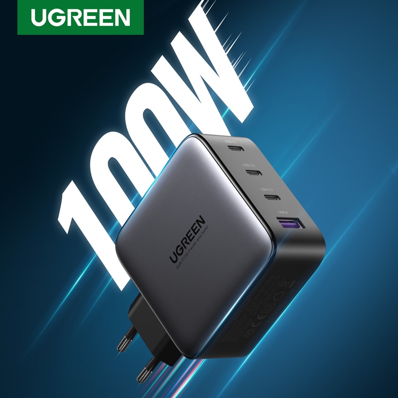 UGREEN USB Charger 100W GaN Charger for Macbook tablet Fast Charging