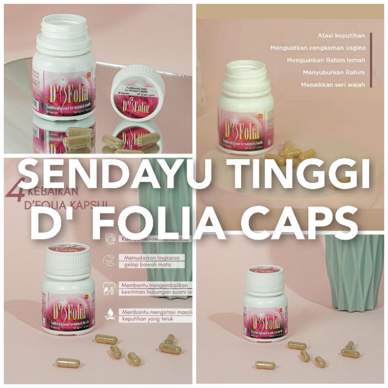 D Folia Sendayu Tinggi Kesihatan Dalaman Wanita Keputihan Period Cyst Fibroid Shopee Malaysia