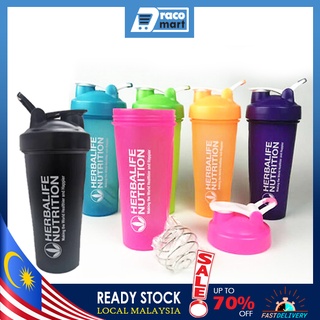 DRACOMART Herbalife 700ML Large Shaker Cup Protein Fitness Bottle With Inserted Mixing Ball