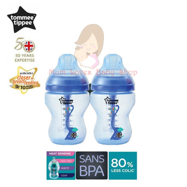 tommee tippee heat sensing bottle