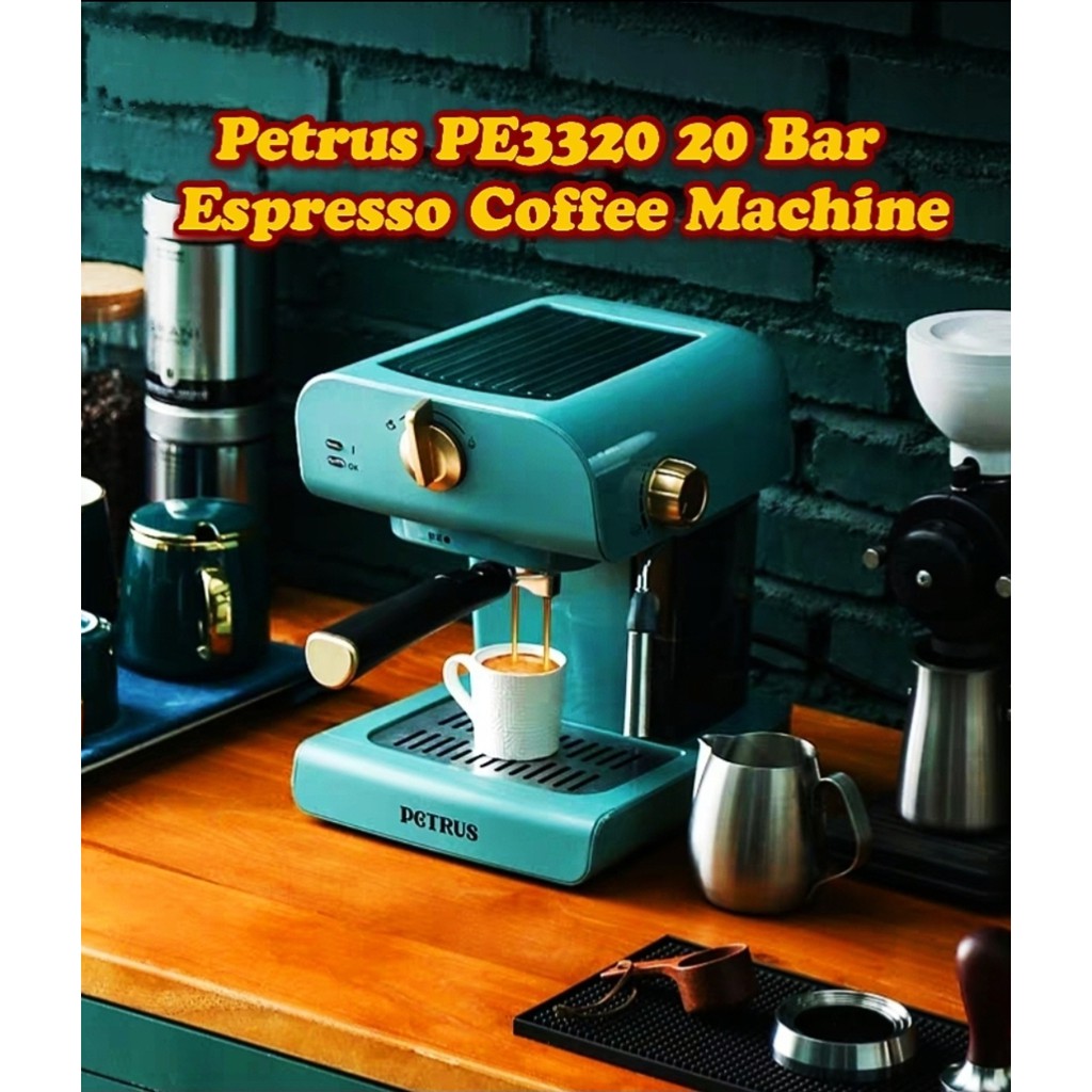 Petrus PE3320 20bar Espresso Coffee Machine And Fancy Milk System