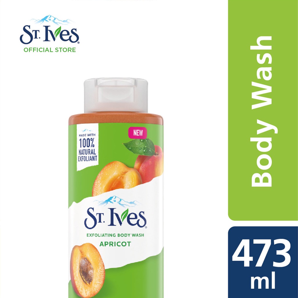 St. Ives Exfoliating Apricot Body Wash 473ml Shopee Malaysia