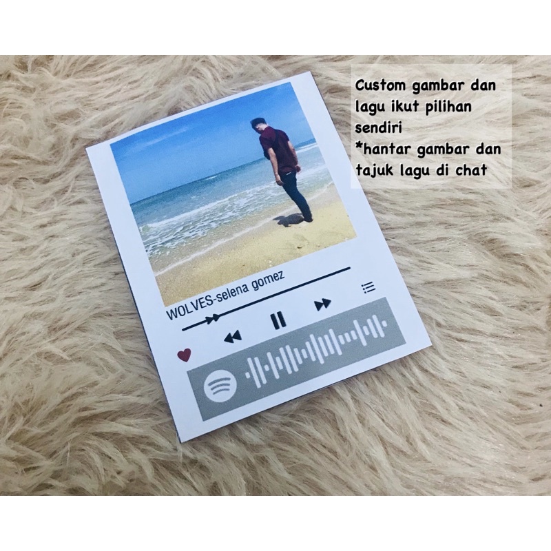 Gambar Spotify Costum Keychain Gambar Spotify Shopee Malaysia