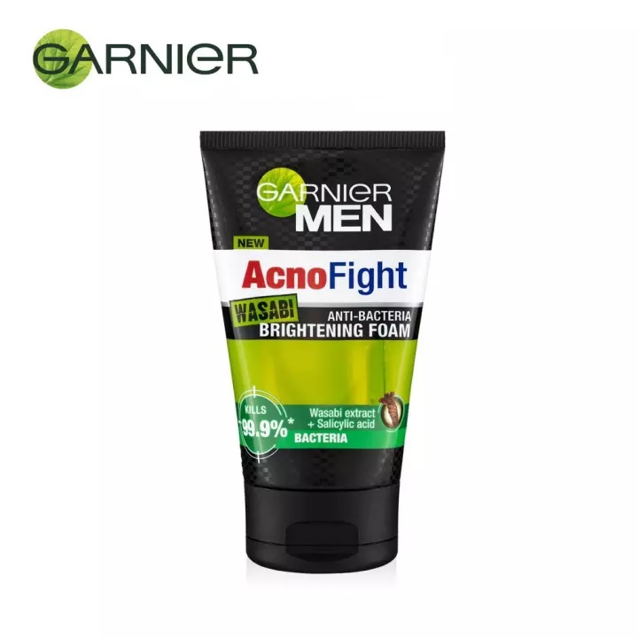Garnier Men Acno Fight Anti-Acne Wasabi Brightening Face Wash 100ml