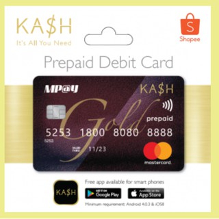 Available Ka H Prepaid Card The Only One 100 Original Seller Can Printed Name On Card Kash Prepaid Mastercard Shopee Malaysia