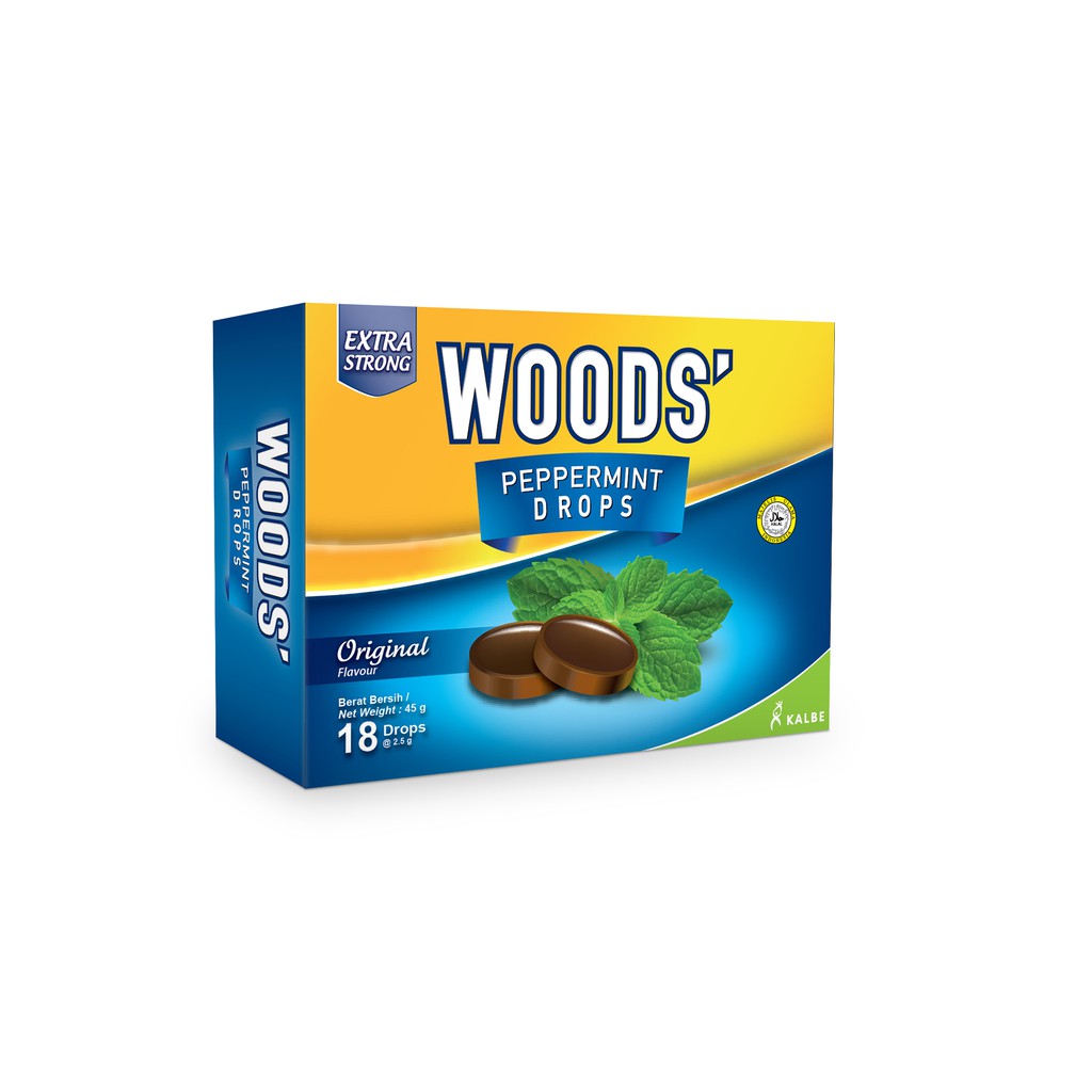 Woods' Sore Throat Lozenges Original Peppermint Lozenges (3 Pack x 6