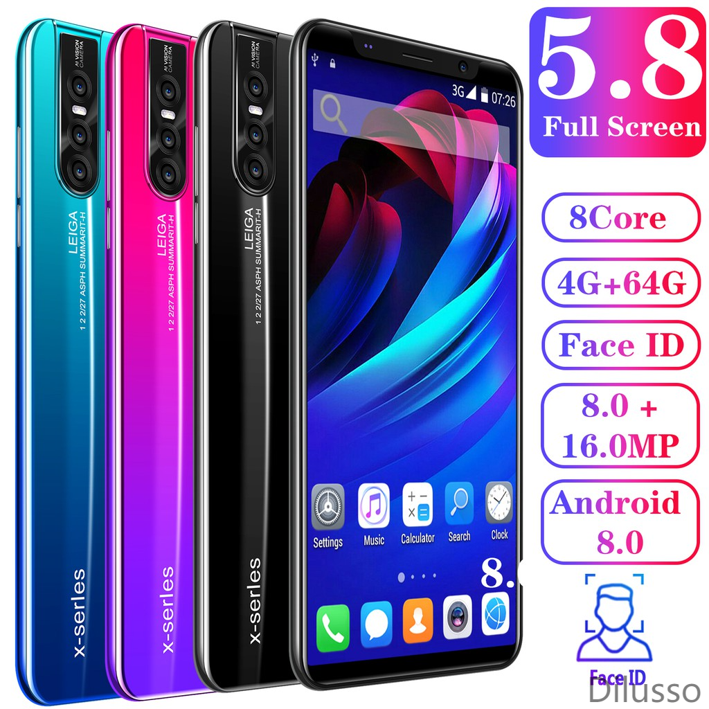 ready-stock-x27-plus-5-8-inch-full-screen-android-smartphone-4g-64g-8-core-4000mah-cellphone