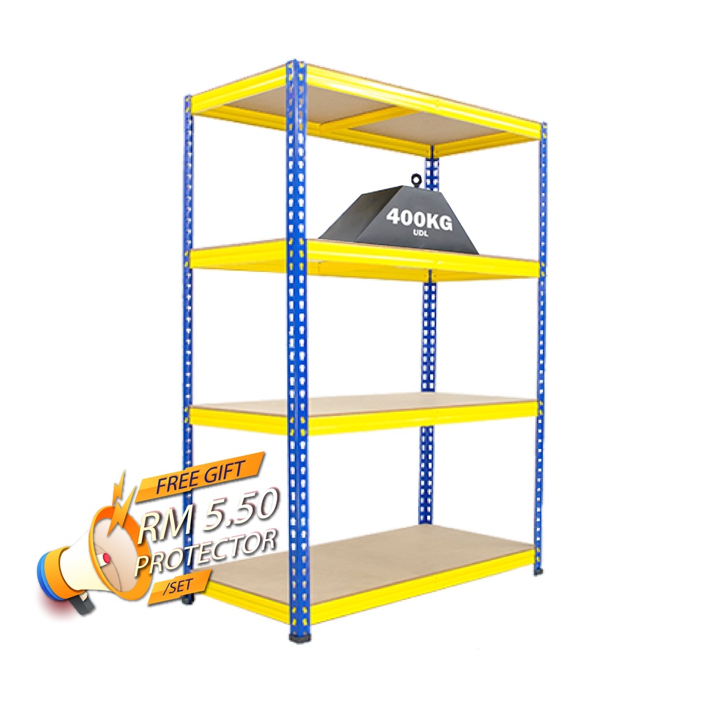 Hyperack Industrial Rack Angle Iron Rack Store Room Rack Rak Heavy Duty