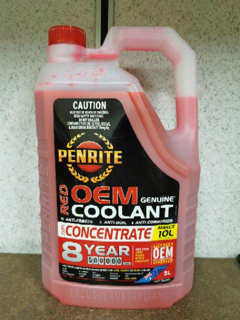 PENRITE 8 YEAR RED ENGINE COOLANT CONCENTRATE 1 Lt PENRITE 8 YEAR RED ENGINE COOLANT CONCENTRATE 1 Lt