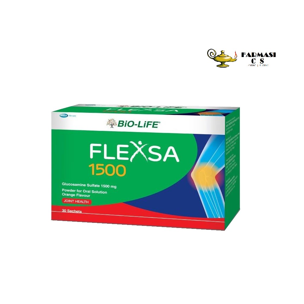 MEGA BioLife Flexsa 1500 (Glucosamine sulfate) 30s EXP10/2023 [Bio