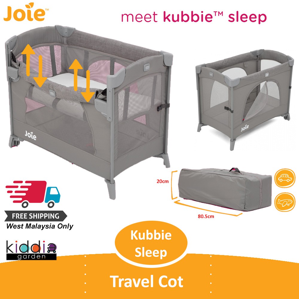 joie kubbie travel cot mattress